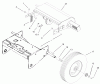 Toro 62925 - 5.5 hp Lawn Vacuum, 2001 (210000001-210999999) Pièces détachées WHEEL AND TRACTION ASSEMBLY