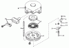 Toro 38240 (421) - 421 Snowthrower, 1979 (9000001-9999999) Spareparts REWIND STARTER NO. 590473