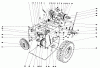 Toro 38240 (421) - 421 Snowthrower, 1979 (9000001-9999999) Spareparts TRACTION ASSEMBLY