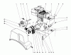 Toro 38250 (421) - 421 Snowthrower, 1981 (1000001-1999999) Spareparts ENGINE ASSEMBLY