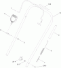 Toro 38273 - Powerlite Snowthrower, 2013 (SN 313000001-313999999) Spareparts HANDLE ASSEMBLY