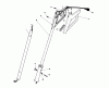 Toro 38325 - Power Shovel Snowthrower, 1981 (1000001-1999999) Spareparts HANDLE ASSEMBLY