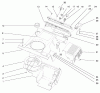 Toro 38420 (2500) - CCR 2500 Snowthrower, 1997 (7900001-7999999) Spareparts SHROUD ASSEMBLY