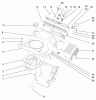 Toro 38425 (2500) - CCR 2500 Snowthrower, 1997 (7900001-7999999) Spareparts SHROUD ASSEMBLY