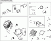 Toro 38515 (2450) - CCR 2450 GTS Snowthrower, 2009 (290000001-290999999) Spareparts CYLINDER, PISTON, AND CONNECTING ROD ASSEMBLY BRIGGS AND STRATTON 084132-0120-E8