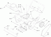 Toro 38581 - Power Clear Snowthrower, 2010 (310000001-310999999) Spareparts MAIN FRAME ASSEMBLY