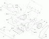 Toro 38593 - Power Clear Snowthrower, 2011 (311000001-311999999) Spareparts MAIN FRAME ASSEMBLY