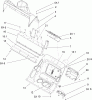 Toro 38602 - Snow Commander Snowthrower, 2005 (250000001-250999999) Spareparts LOWER HOUSING ASSEMBLY