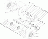 Toro 38631 (828 LXE) - Power Max 828 LXE Snowthrower, 2006 (260000001-260999999) Spareparts WHEEL CLUTCH ASSEMBLY