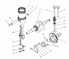 Toro 62012 (T1200) - Generator, T1200, 1988 (8000001-8999999) Spareparts CRANKSHAFT & CAMSHAFT ASSEMBLY
