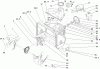 Toro 38640 (1028 LXE) - Power Max 1028 LXE Snowthrower, 2009 (290000001-290999999) Spareparts AUGER AND HOUSING ASSEMBLY