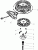 Toro 38641 (1028 LXE) - Power Max 1028 LXE Snowthrower, 2005 (250000001-250999999) Spareparts REWIND STARTER ASSEMBLY NO. 590733 (OPTIONAL) TECUMSEH HMSK-100 159495Y