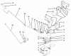 Toro 79261 - 42" Snowthrower, 1994 (49000001-49999999) Spareparts CHUTE ASSEMBLY