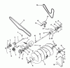 Toro 79360 - 42" Snowthrower, 300 Series Garden Tractors, 1993 (3900001-3999999) Spareparts AUGER ASSEMBLY