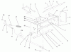 Toro 79360 - 42" Snowthrower, 300 Series Garden Tractors, 2001 (210000001-210999999) Spareparts HOUSING AND ATTACHMENT SYSTEM