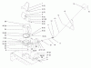 Toro 79365 - 42" Single-Stage Snowthrower, 5xi Garden Tractors, 1998 (8900001-8999999) Spareparts CHUTE & ROTATION ASSEMBLY