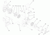 Toro 58356 - Garden Cultivator, 1997 (79000001-79999999) Spareparts FLYWHEEL, STARTER & CLUTCH ASSEMBLIES