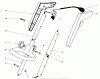 Toro 51325 (1100) - 1100 Electric Trimmer, 1985 (5000001-5999999) Listas de piezas de repuesto y dibujos HANDLE ASSEMBLY