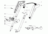 Toro 51425 (1200) - 1200 Electric Trimmer, 1982 (2000001-2999999) Listas de piezas de repuesto y dibujos HANDLE ASSEMBLY