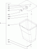 Rasenmäher Zubehör 78507 - Toro 44", 48" and 52" Twin Soft Bagger, Z100 and Z400 Z Master (SN: 250000001 - 250000350) (2005) Spareparts BAG ASSEMBLY