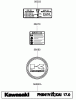 Rasenmäher Antrieb 30033 - Toro Commercial Walk-Behind Traction Unit, 17HP, Pistol-Grip, Hydro Drive (SN: 280000001 - 280999999) (2008) Spareparts LABEL ASSEMBLY KAWASAKI FH541V-DS23