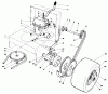 Rasenmäher Antrieb 30112 - Toro Mid-Size ProLine Gear Traction Unit, 12.5 hp (SN: 6000001 - 6999999) (1986) Spareparts AXLE ASSEMBLY