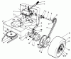 Rasenmäher Antrieb 30112 - Toro Mid-Size ProLine Gear Traction Unit, 12.5 hp (SN: 7000001 - 7999999) (1987) Spareparts AXLE ASSEMBLY