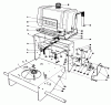 Rasenmäher Antrieb 30113 - Toro Mid-Size ProLine Gear Traction Unit, 8 hp (SN: 8000001 - 8999999) (1988) Spareparts FRAME ASSEMBLY