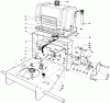 Rasenmäher Antrieb 30116 - Toro Mid-Size ProLine Gear Traction Unit, 16 hp (SN: 8000001 - 8999999) (1988) Spareparts FRAME ASSEMBLY