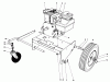 Laubbläser / Laubsauger 62923 - Toro 5 hp Lawn Vacuum (SN: 8000001 - 8999999) (1978) Spareparts ENGINE AND BASE ASSEMBLY (MODEL 62912)
