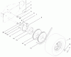 Rasenmäher Antrieb 30177 - Toro Mid-Size ProLine Traction Unit, Gear Drive, 15 hp (SN: 890001 - 899999) (1998) Spareparts BRAKE, WHEEL PULLEY & WHEEL ASSEMBLY
