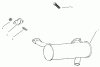 Rasen- und Garten Traktoren 30611 - Toro Groundsmaster 120 Tractor (SN: 210000001 - 210999999) (2001) Spareparts EXHAUST