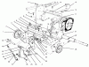 Rasen- und Garten Traktoren 30612 - Toro Groundsmaster 120 Tractor (SN: 790001 - 799999) (1997) Spareparts DIFFERENTIAL ASSEMBLY