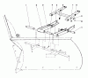 Rasen- und Garten Traktoren 30775 - Toro Groundsmaster 52 (SN: 600001 - 699999) (1986) Spareparts V-PLOW INSTALLATION NO. 30755 (OPTIONAL)