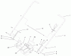 Rasenmäher 22172 - Toro Recycler Mower (SN: 9900001 - 9999999) (1999) Spareparts HANDLE ASSEMBLY