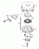 Rasenmäher 23375 - Toro 21" Walk-Behind Mower (SN: 0000001 - 0999999) (1980) Spareparts REWIND STARTER NO. 590420