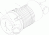 Zubehör 25400 - Toro Pro Sneak 360 Vibratory Plow (SN: 314000001 - 314999999) (2014) Spareparts AIR CLEANER ASSEMBLY NO. 106-5277