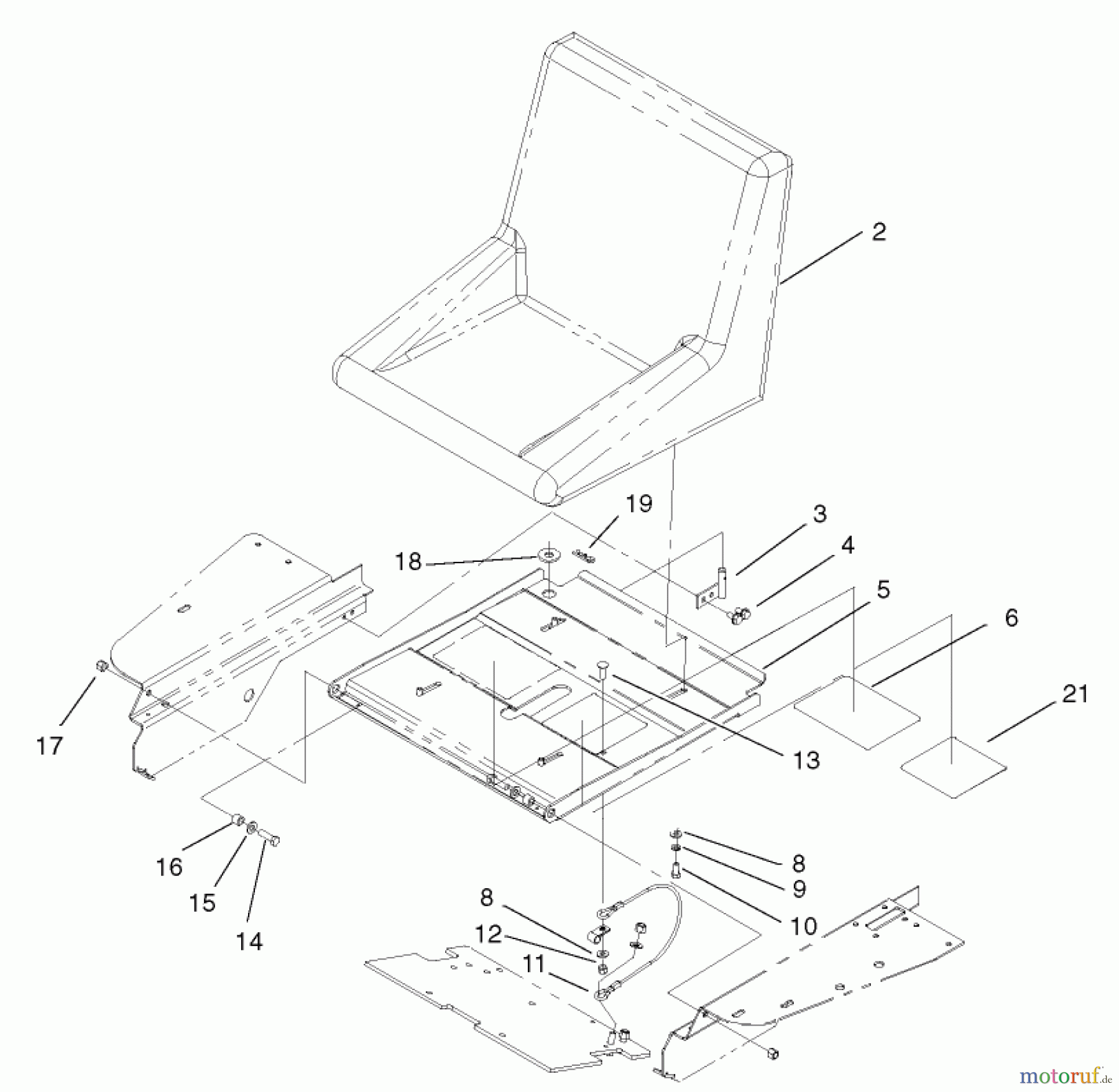  Zerto-Turn Mäher 74187 (Z350) - Toro Z Master 48