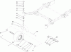 Zerto-Turn Mäher 74274 (Z580-D) - Toro Z Master Mower, 72" TURBO FORCE Side Discharge Deck (SN: 280000001 - 280999999) (2008) Spareparts CASTER WHEEL AND FORK ASSEMBLY