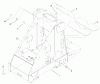 Compact Utility Loaders 22305A - Toro Dingo 322 Compact Utility Loader (SN: 210000001 - 210999999) (2001) Spareparts FRAME ASSEMBLY NO. 104-7416