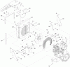 Zubehör 23800 - Toro 2024 Directional Drill (SN: 313000001 - 313999999) (2013) Spareparts ENGINE COOLING ASSEMBLY