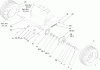 Compact Utility Loaders 22311 - Toro Dingo 220 Compact Utility Loader (SN: 240000001 - 240000200) (2004) Spareparts FRONT WHEEL ASSEMBLY