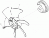 Compact Utility Loaders 22324 - Toro Dingo TX 525 Wide Track Compact Utility Loader (SN: 310000001 - 310999999) (2010) Spareparts FAN ASSEMBLY