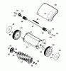 Wolf-Garten UL 33 E 3620003 Series A (2002) Spareparts Rotor, Wheels