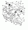 Wolf-Garten UV 38 B 3638000 Series A (2002) Spareparts Verticutter housing