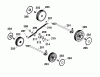 Wolf-Garten UV 38 B 3638000 Series A (2002) Spareparts Height adjustment, Wheels
