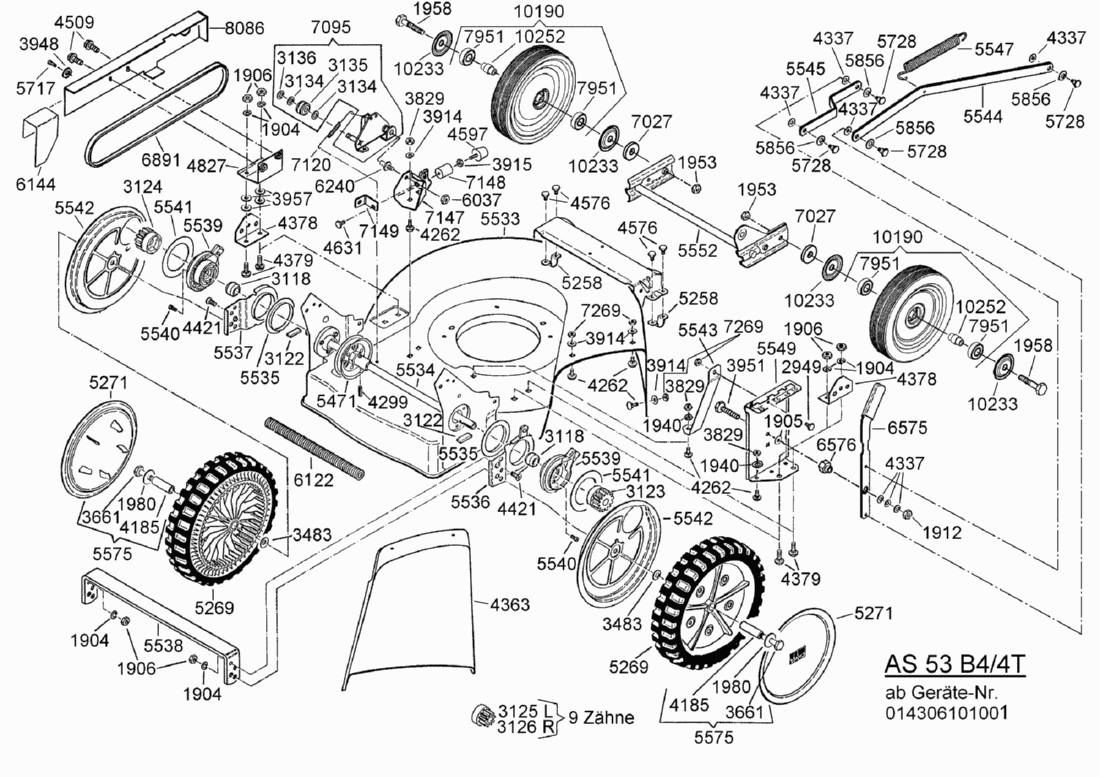 spare parts list