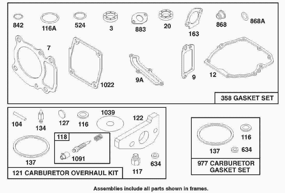spare parts list